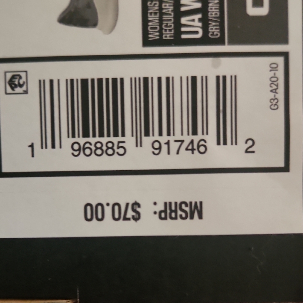 Under Armour Women's Black Running Shoes W9 - Picture 9 of 10